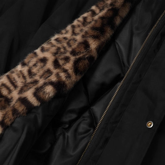 Winter Leopard Warm Coat