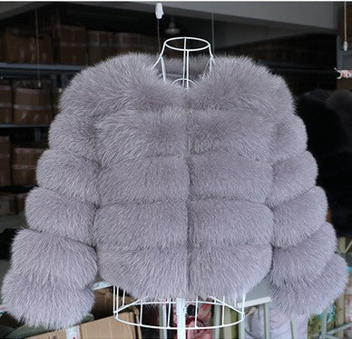 Faux Raccoon Fur Coat Women Jacket Luxury Coat Women Winter Fluffy Jacket Thick Warm Furry Fur Outwear Faux Fur Coat