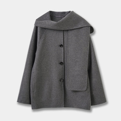 Chic Wool Wrap Coat