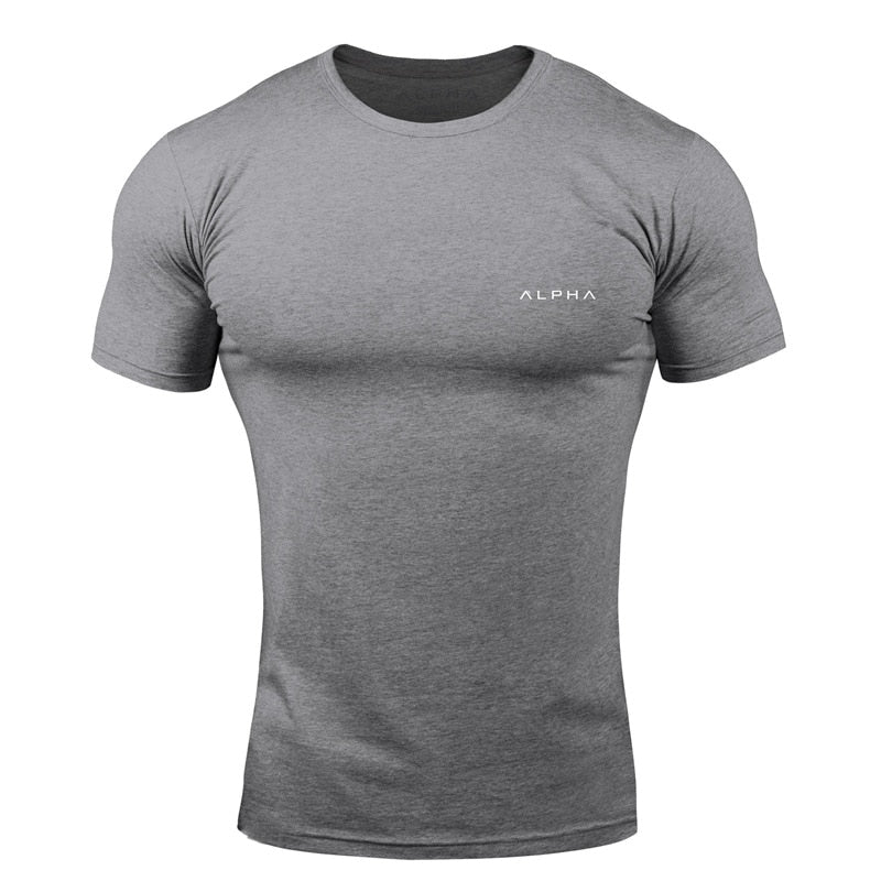 Men’s Quick-Dry Gym & Running Tee – Fitness Training Top