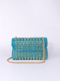 New Elegant Evening Dress Style Brooch-Adorned Clutch Bag with Rhinestones Chain Strap and Cheongsam Design for Formal Occasions