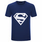Summer men's fitness T-shirt round neck short sleeved casual fashion top