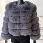 Faux Raccoon Fur Coat Women Jacket Luxury Coat Women Winter Fluffy Jacket Thick Warm Furry Fur Outwear Faux Fur Coat