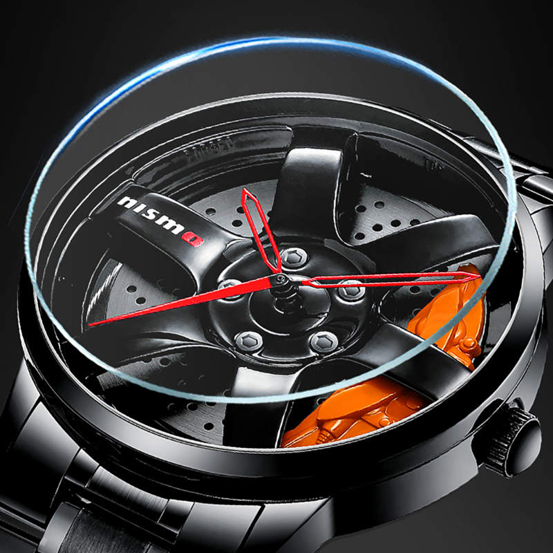 NIBOSI Wheel Rim Mens Watches Top Brand Luxury Sport Car Watch Men Fashion Waterproof Men's Quartz Wristwatch Relogio Masculino