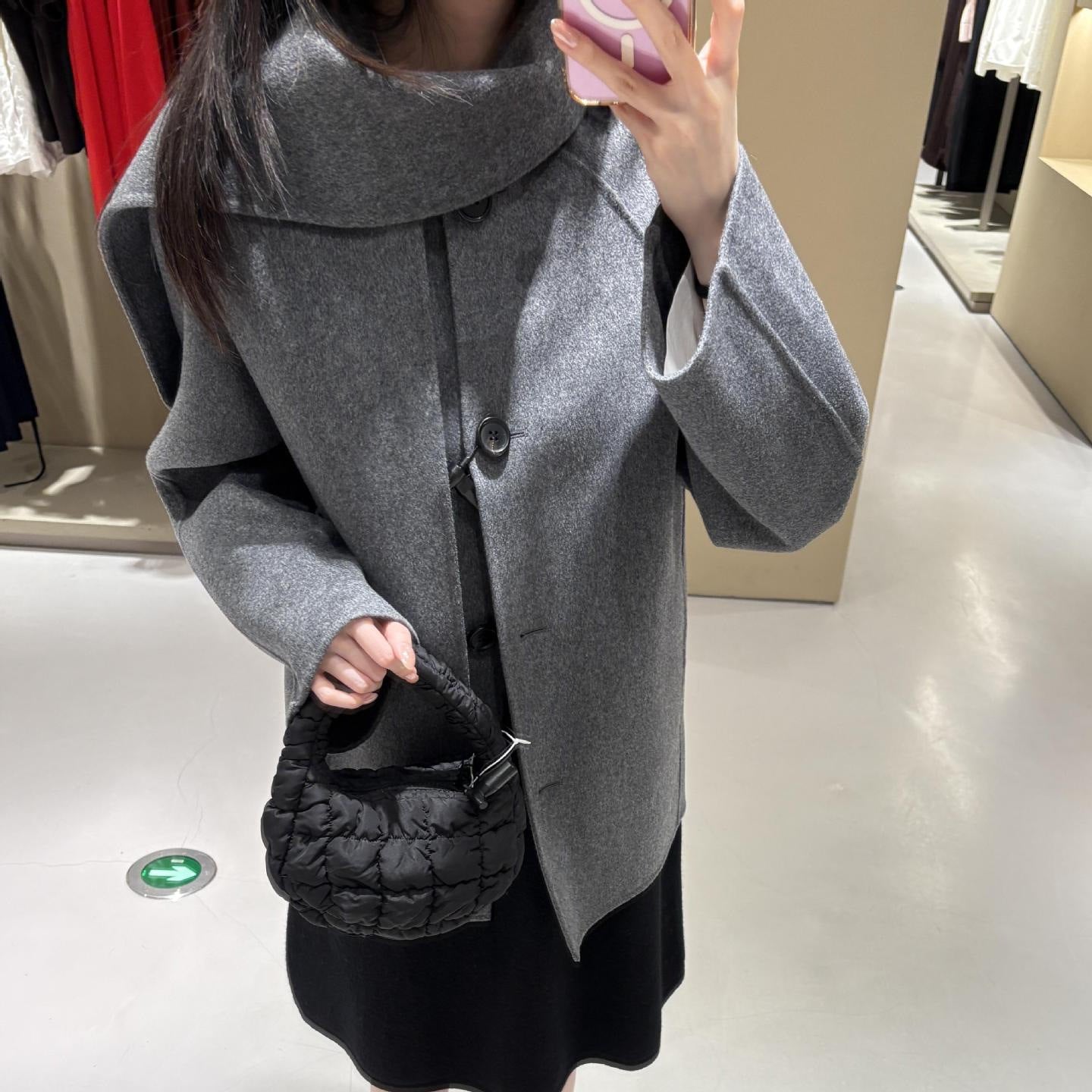 Chic Wool Wrap Coat