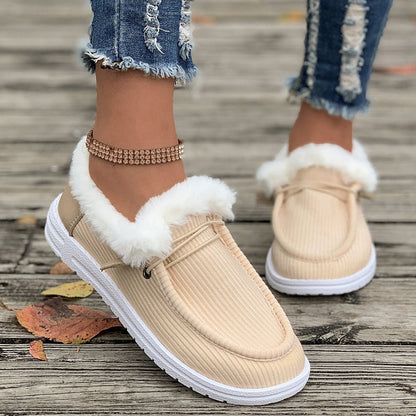 Plush Fuzzy Cotton Shoes