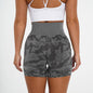 Camo Seamless Fitness & Yoga Shorts – Women’s Slim Workout