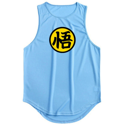 Men's running and fitness vest summer quick drying training suit sleeveless camisole base shirt