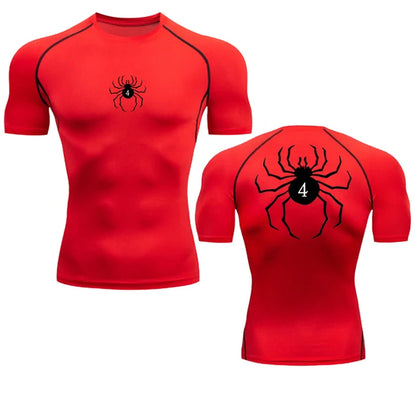 “Hunter x Hunter Men’s Compression Tee – Quick-Dry Gym & Running Top