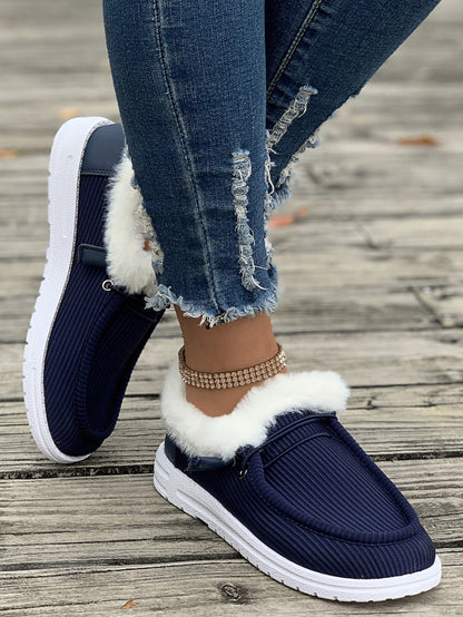 Plush Fuzzy Cotton Shoes