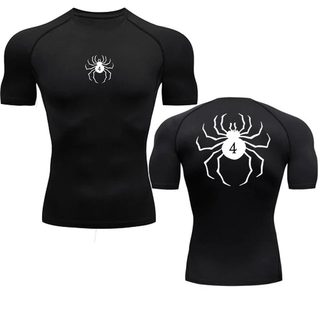 “Hunter x Hunter Men’s Compression Tee – Quick-Dry Gym & Running Top