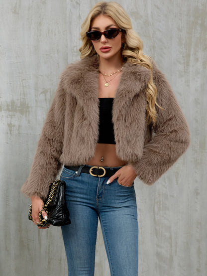 Luxury Plush Blazer Coat