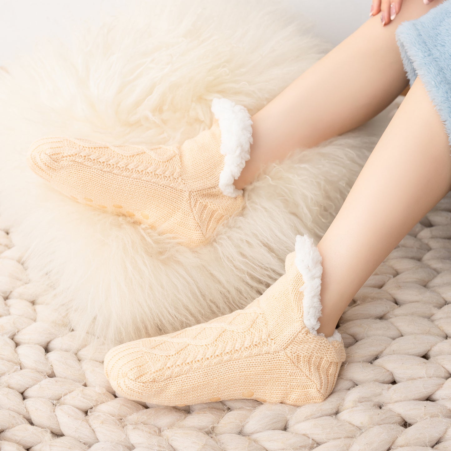 Warm Fleece Floor Socks