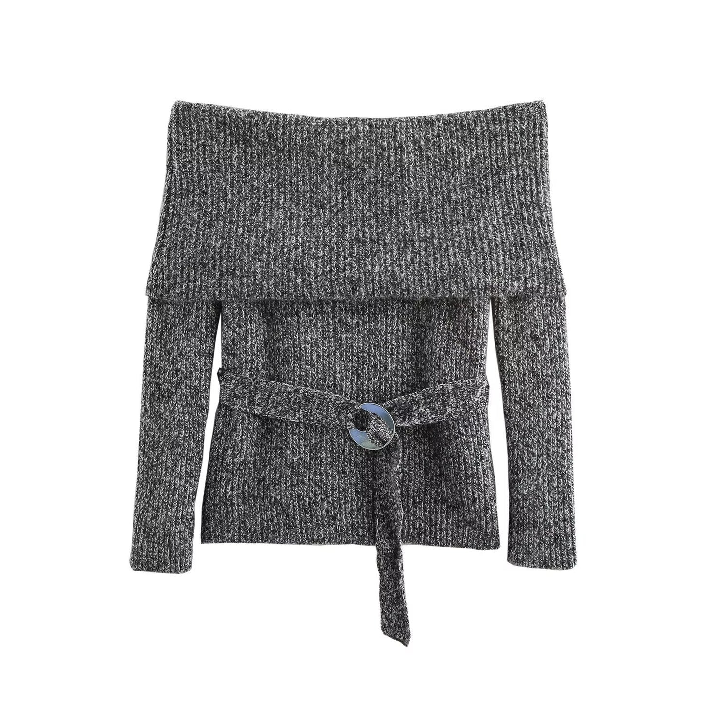 Fashionable Waistband Blouse