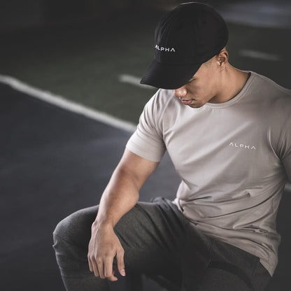 Men’s Quick-Dry Gym & Running Tee – Fitness Training Top