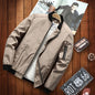 Casual ordinary hooded zipper youth men's casual jacket