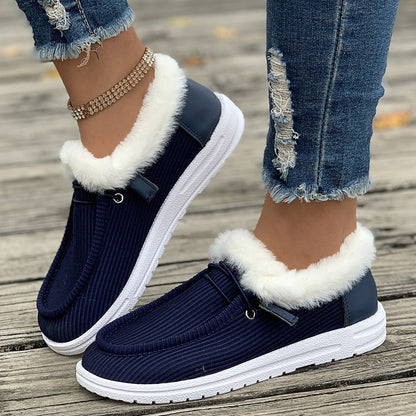 Plush Fuzzy Cotton Shoes