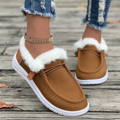 Plush Fuzzy Cotton Shoes