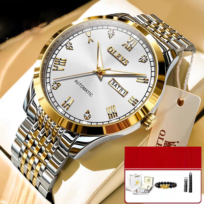 Men's Watch Men's Mechanical Watch Fully Automatic Simple Wind Waterproof Night Light Watch