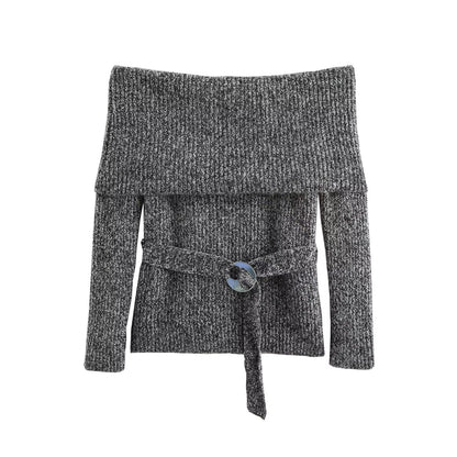 Fashionable Waistband Blouse