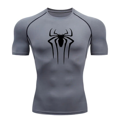 Men’s Superhero Compression Tee – Quick-Dry Gym & Running Top