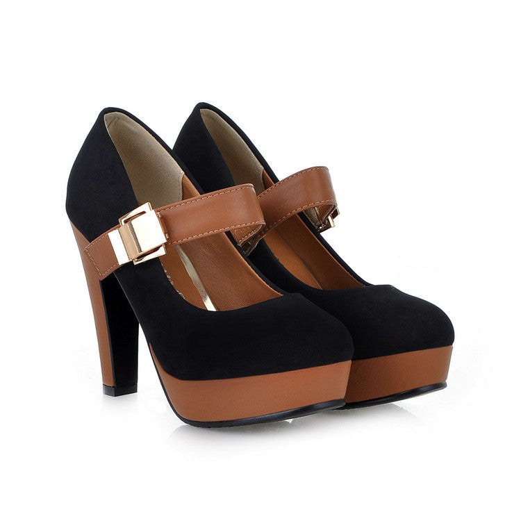 Wide-Leg Platform Heels