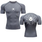 “Hunter x Hunter Men’s Compression Tee – Quick-Dry Gym & Running Top