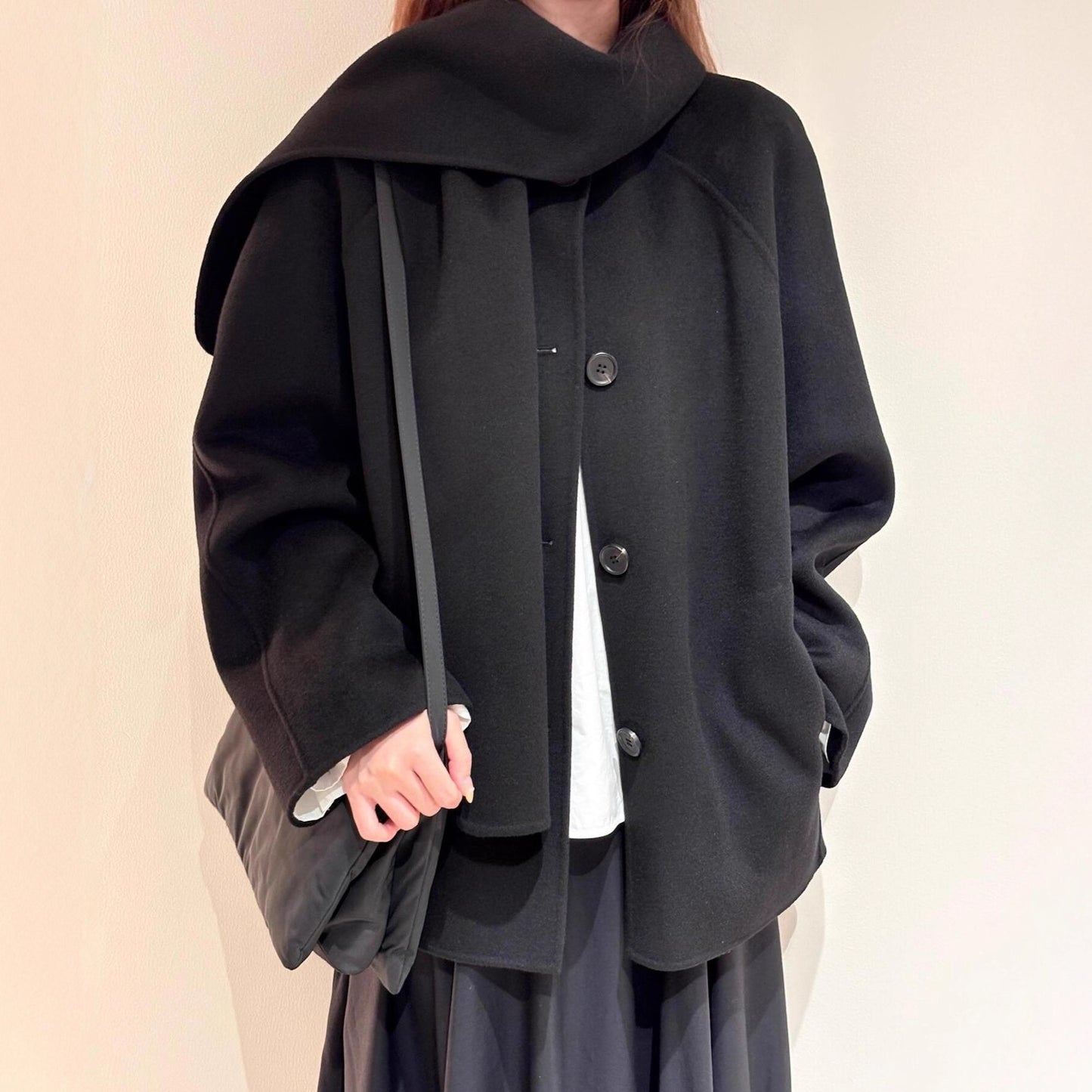 Chic Wool Wrap Coat