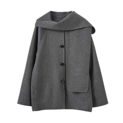 Chic Wool Wrap Coat