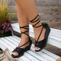 Plus Size Wedge Sandals