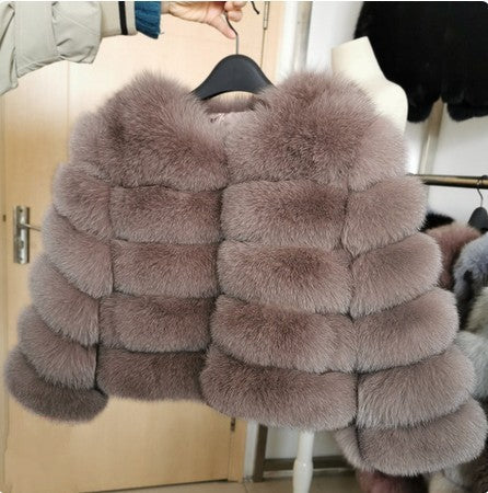Faux Raccoon Fur Coat Women Jacket Luxury Coat Women Winter Fluffy Jacket Thick Warm Furry Fur Outwear Faux Fur Coat