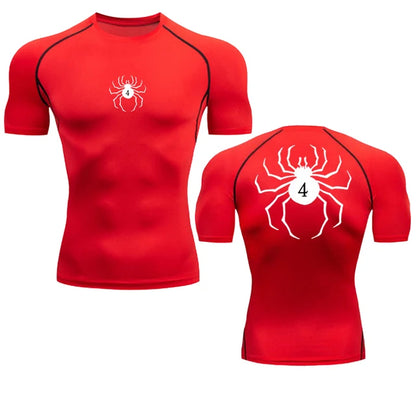 “Hunter x Hunter Men’s Compression Tee – Quick-Dry Gym & Running Top
