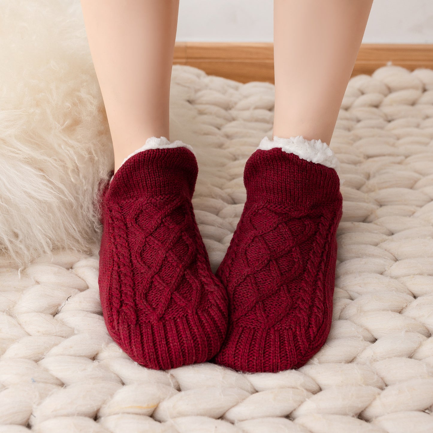 Warm Fleece Floor Socks