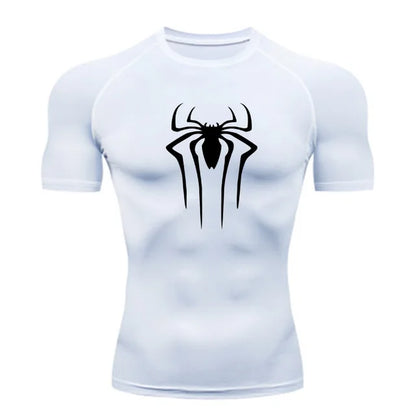 Men’s Superhero Compression Tee – Quick-Dry Gym & Running Top