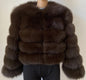 Faux Raccoon Fur Coat Women Jacket Luxury Coat Women Winter Fluffy Jacket Thick Warm Furry Fur Outwear Faux Fur Coat