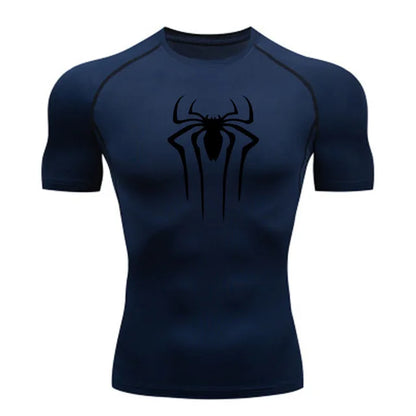Men’s Superhero Compression Tee – Quick-Dry Gym & Running Top