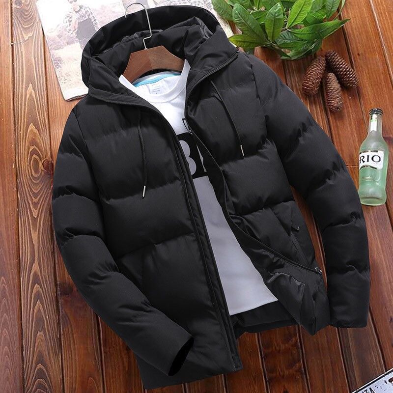 Men’s Korean-Style Slim Fit Cotton Jacket – Trendy Winter Coat