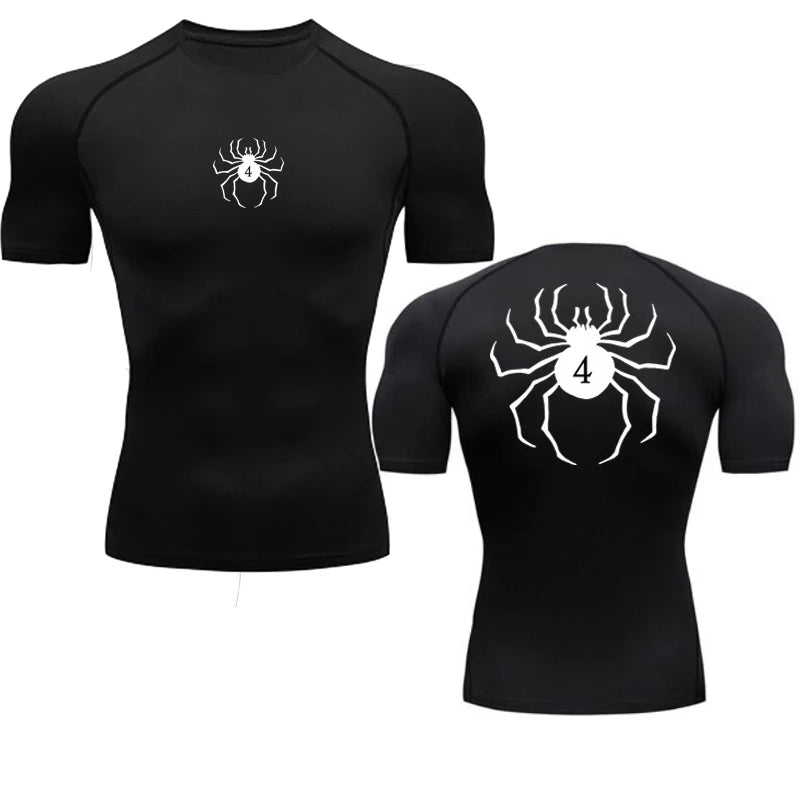 “Hunter x Hunter Men’s Compression Tee – Quick-Dry Gym & Running Top