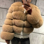 Faux Raccoon Fur Coat Women Jacket Luxury Coat Women Winter Fluffy Jacket Thick Warm Furry Fur Outwear Faux Fur Coat