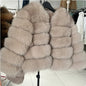 Faux Raccoon Fur Coat Women Jacket Luxury Coat Women Winter Fluffy Jacket Thick Warm Furry Fur Outwear Faux Fur Coat