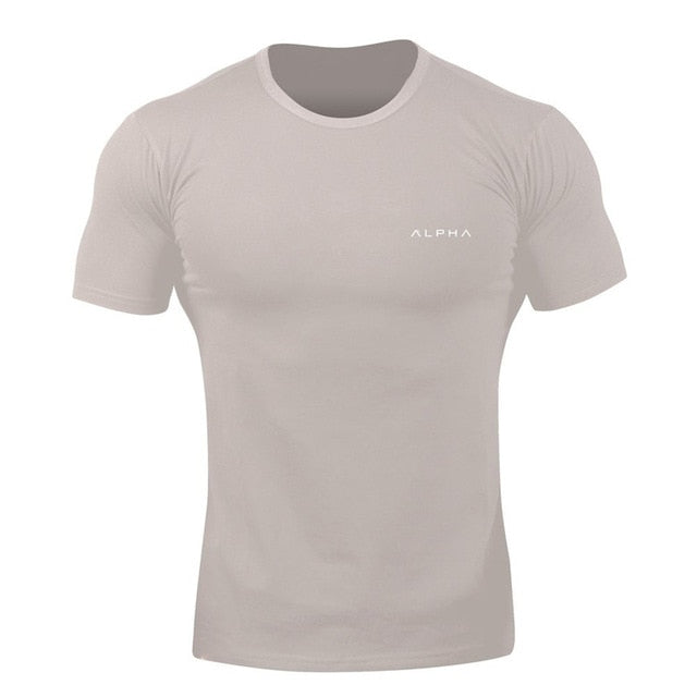 Men’s Quick-Dry Gym & Running Tee – Fitness Training Top