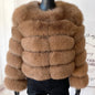 Faux Raccoon Fur Coat Women Jacket Luxury Coat Women Winter Fluffy Jacket Thick Warm Furry Fur Outwear Faux Fur Coat