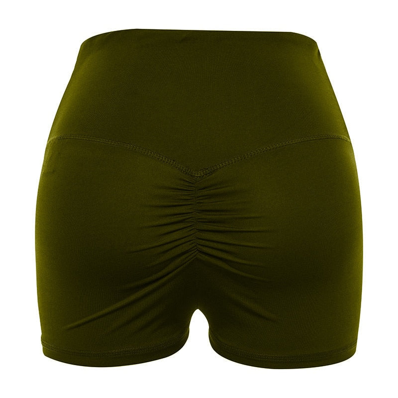 “Women’s Breathable Compression Shorts – Slim Fit Gym & Yoga Workout