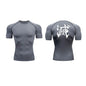 Demon Slayer Men’s Compression Tee – Quick-Dry Gym & Workout Top