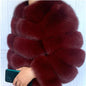 Faux Raccoon Fur Coat Women Jacket Luxury Coat Women Winter Fluffy Jacket Thick Warm Furry Fur Outwear Faux Fur Coat