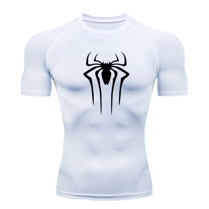 Men’s Superhero Compression Tee – Quick-Dry Gym & Running Top