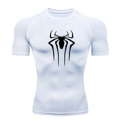 Men’s Superhero Compression Tee – Quick-Dry Gym & Running Top