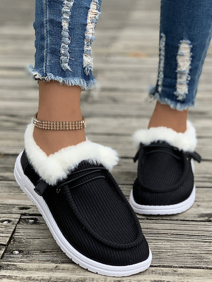 Plush Fuzzy Cotton Shoes