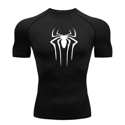 Men’s Superhero Compression Tee – Quick-Dry Gym & Running Top