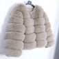 Faux Raccoon Fur Coat Women Jacket Luxury Coat Women Winter Fluffy Jacket Thick Warm Furry Fur Outwear Faux Fur Coat